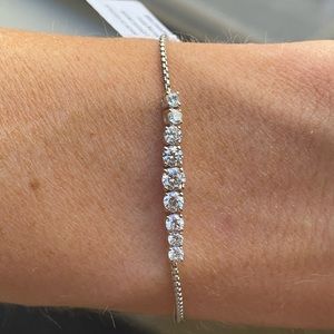 Nadri 9 Stone CZ bracelet